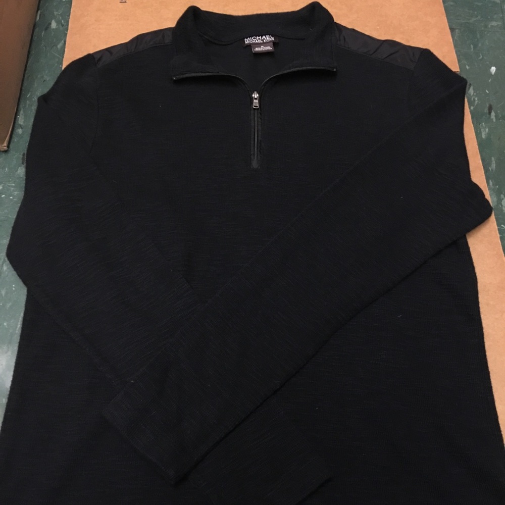 NWOT Mens Michael Kors half-zip pullover